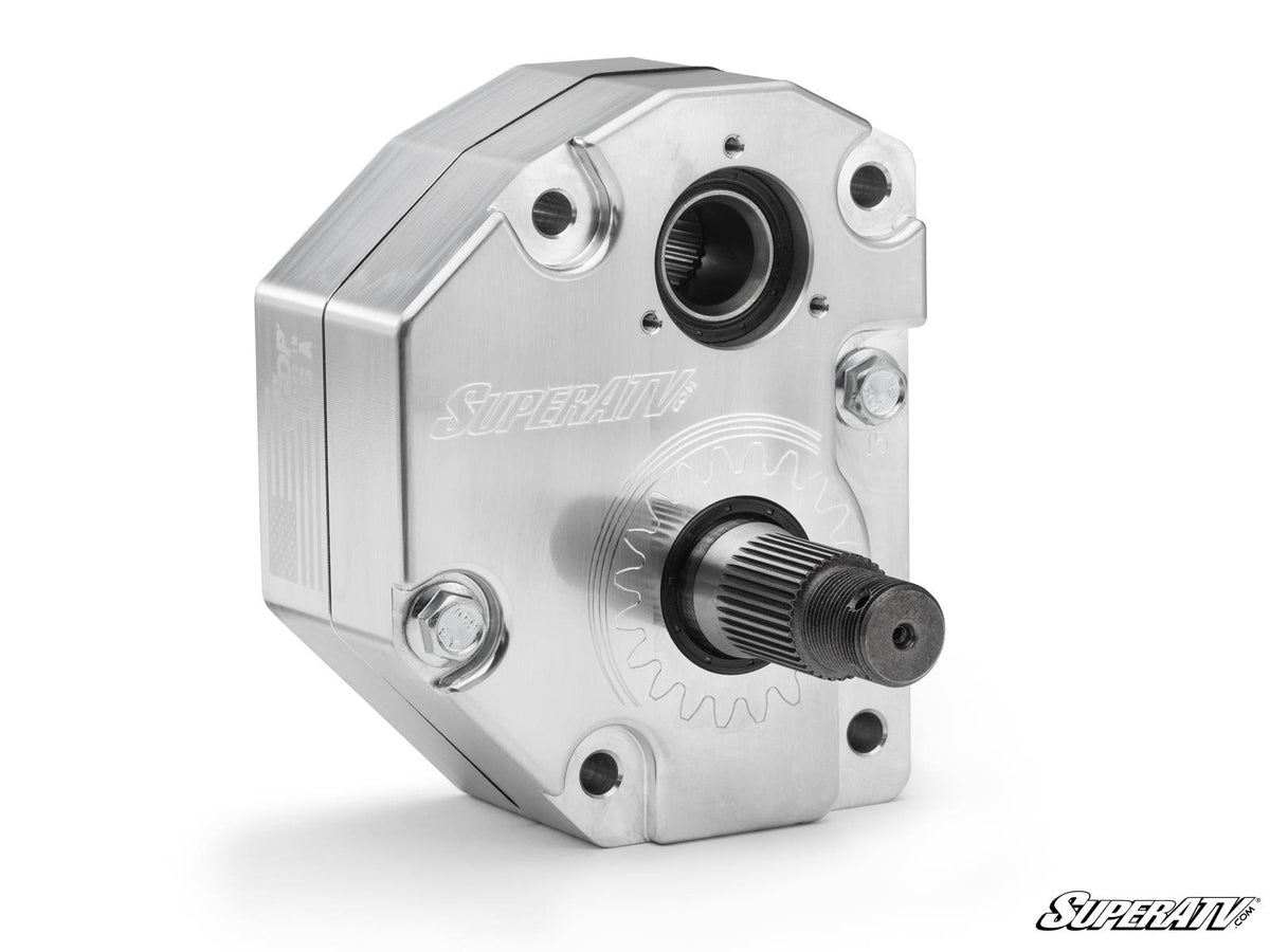 Polaris Ranger Full Size 1000 4in. Portal Gear Lift - Single Idler - 15% Gear Reduction - Billet Housing