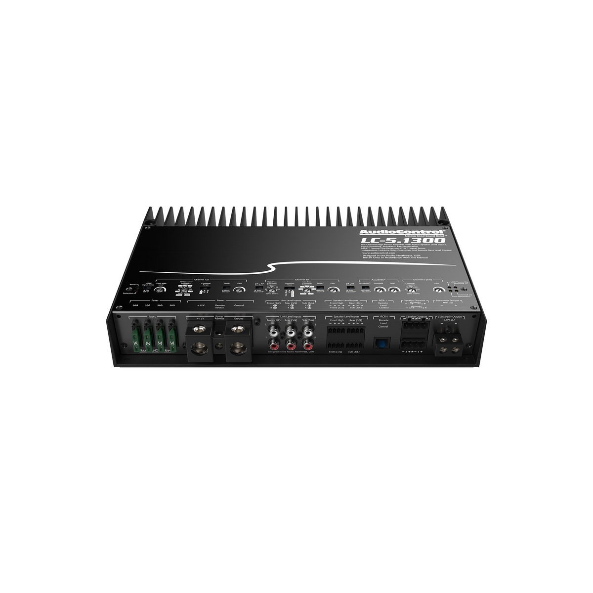 LC-5.1300 High-Power 5-Channel or 3-Channel Amplifier w/AccuBASS