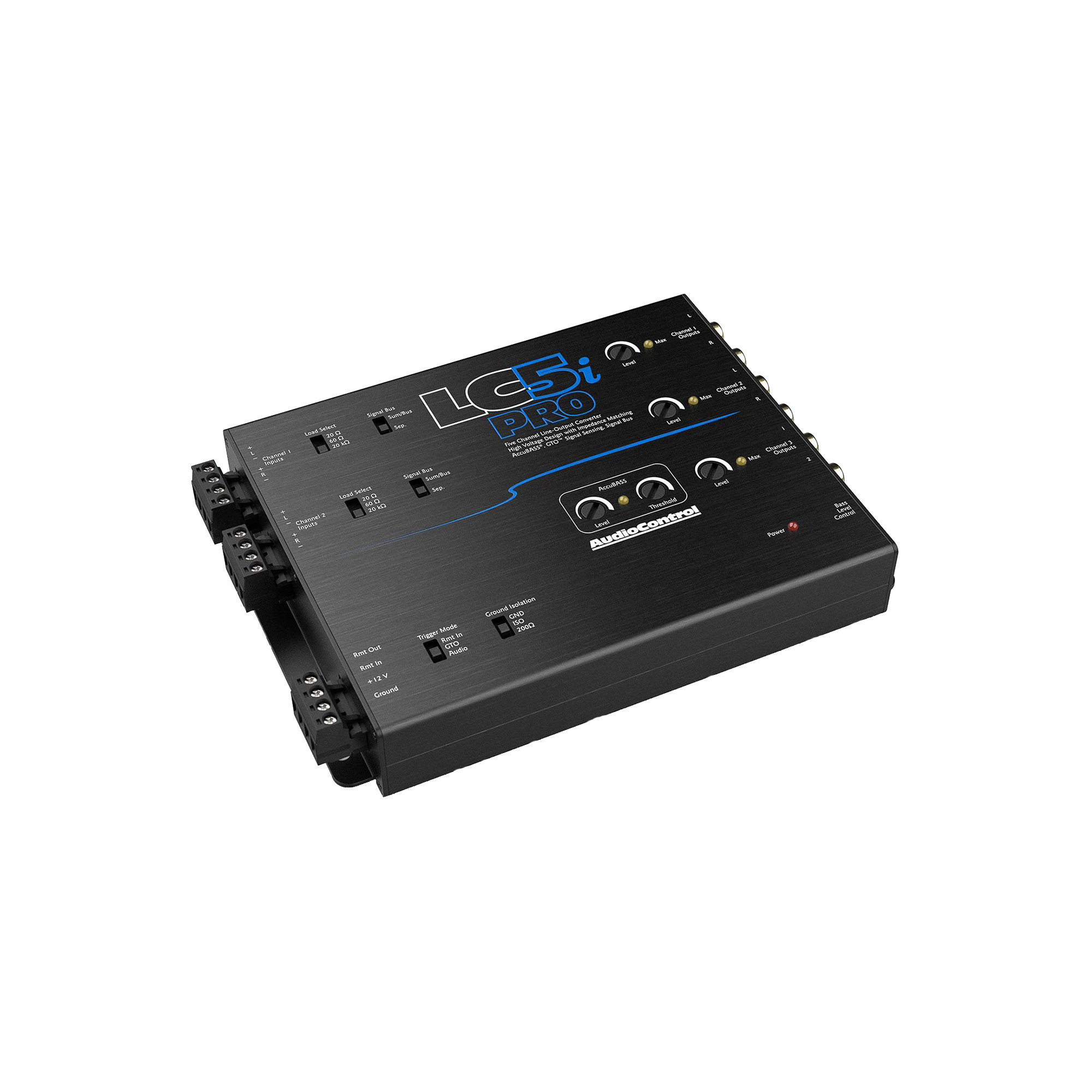 LC5iPRO 5-Channel Line Output Converter w/AccuBASS & ACR-1 Remote