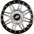 CLUTCH BDLK WHEEL 14X7 4/137 +10MM GUNMETAL/BLK