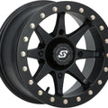 STORM BDLK WHEEL 14X7 4/156 4+3 (+5MM) BLACK