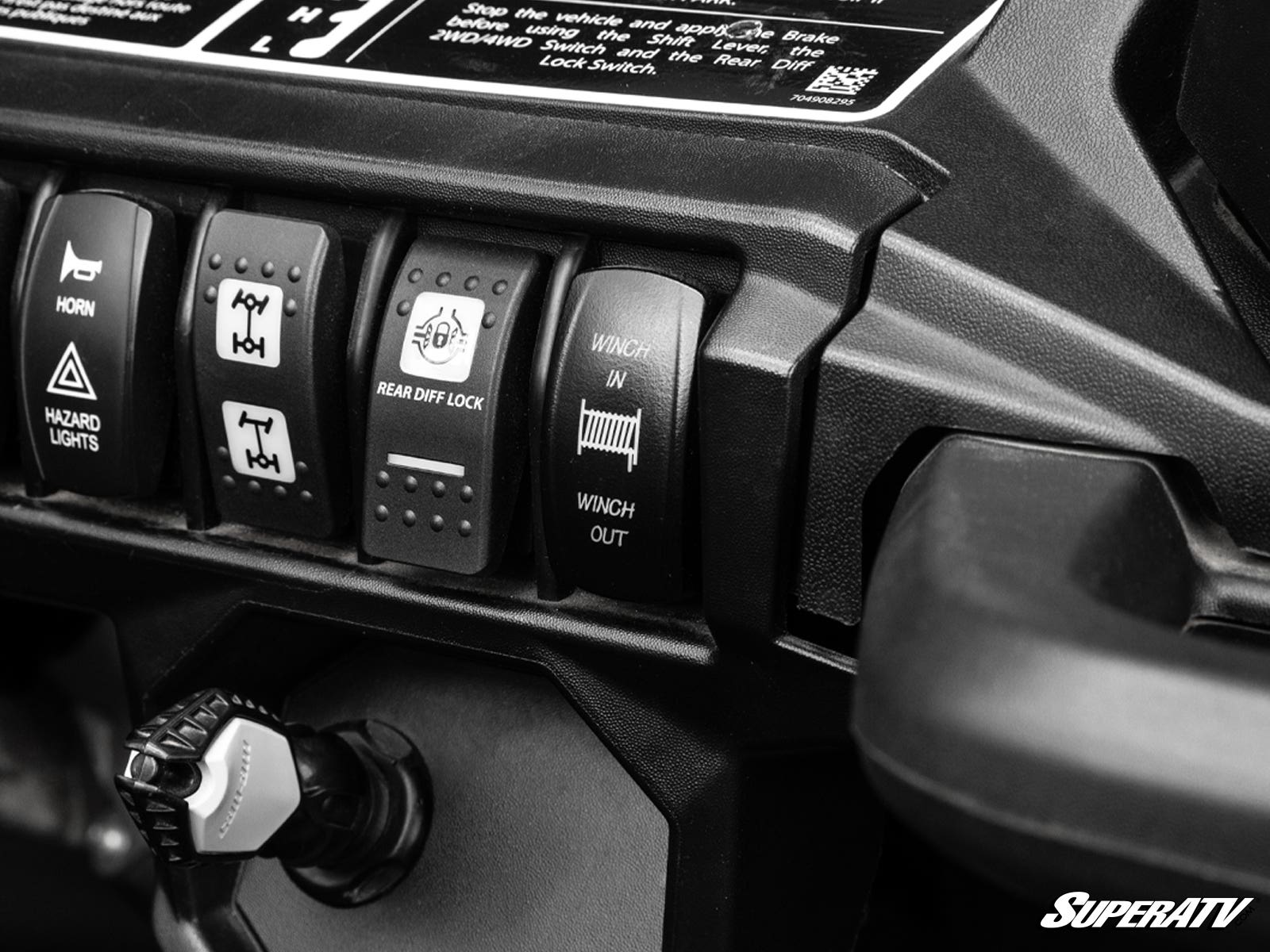 Kawasaki Teryx H2 Winch Mount - 4500 lb  winch