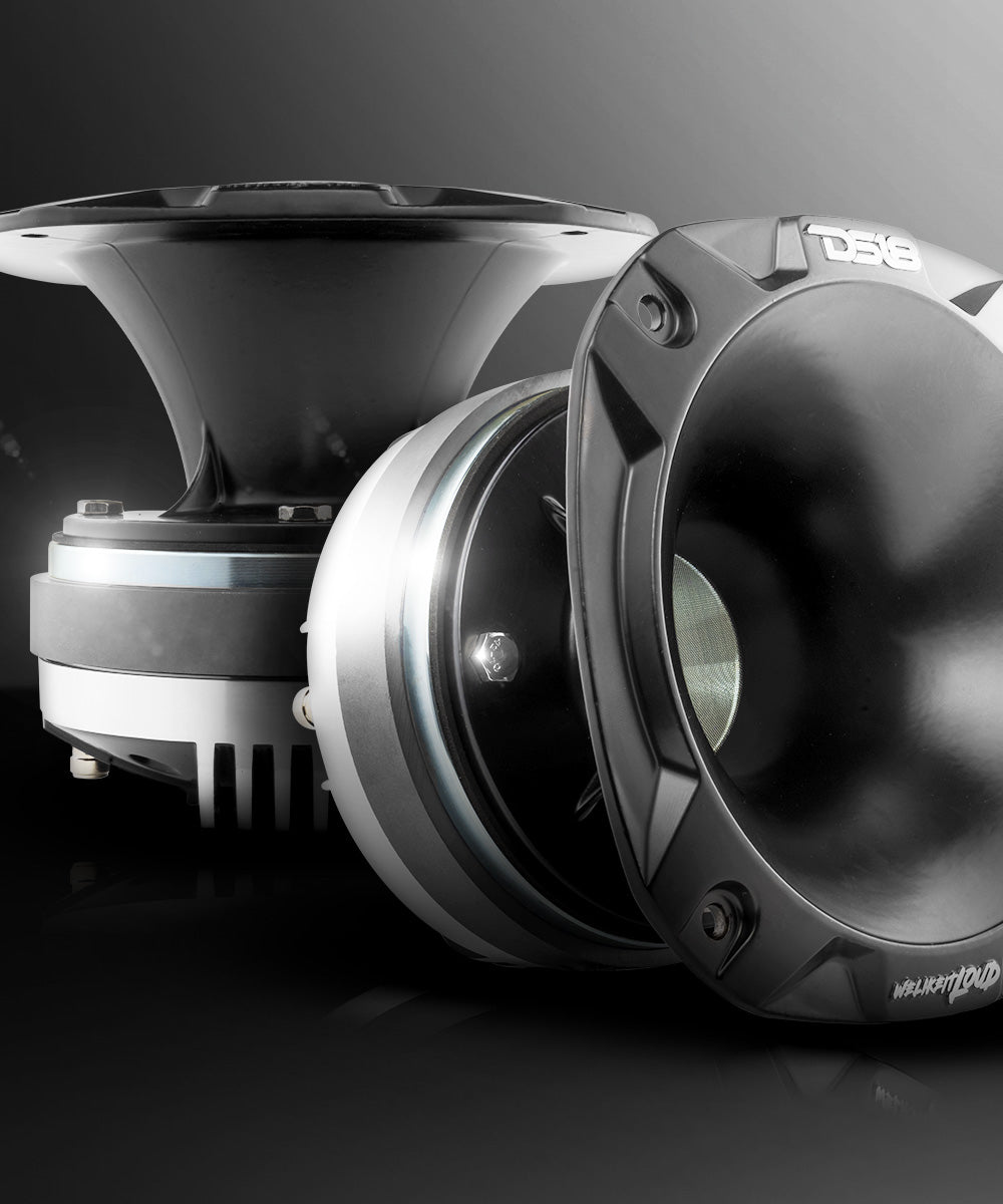 2" Driver Short Horn Kit 320 Watts 2" Titanium 8-Ohm Vc (PRO-D1+PRO-HA52/BK) - DS18