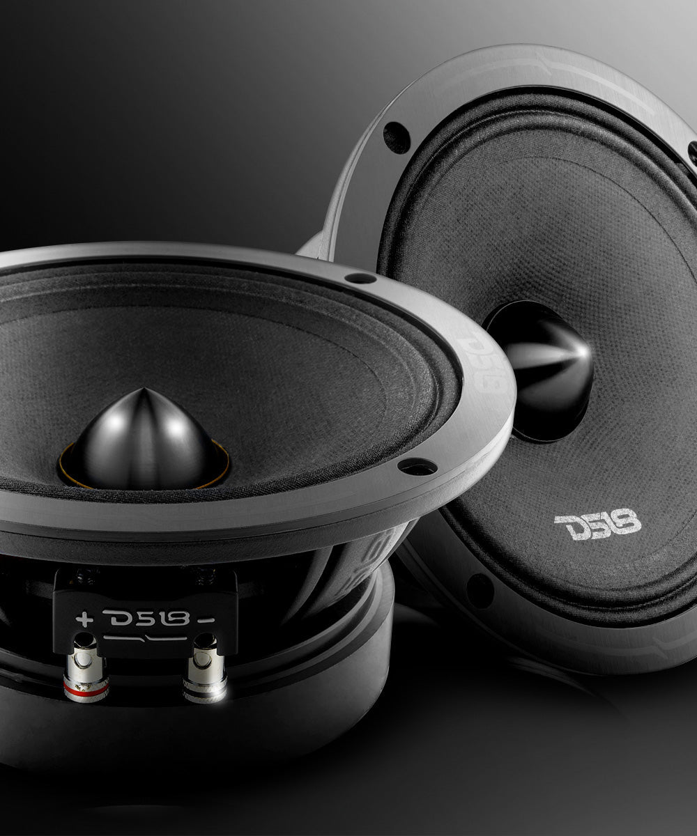 PRO-ZXI 6.5" Mid-Range Bullet Loudspeaker Neodymium/Ferrite Magnets | 300W RMS 4-Ohm - DS18