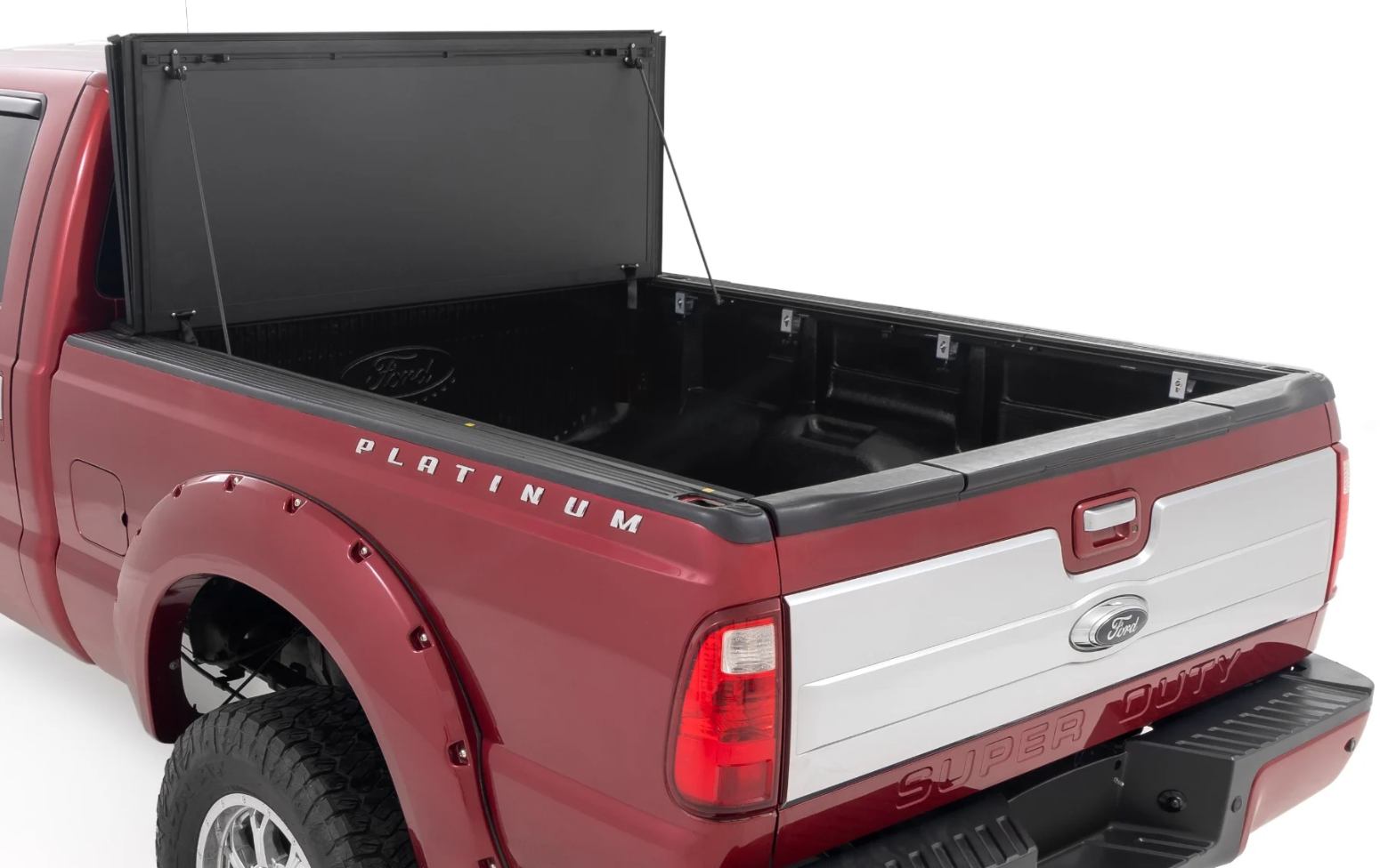 Hard Tri-Fold Flip Up Bed Cover | 6'10" Bed | Ford F-250/F-350 Super Duty (99-16)