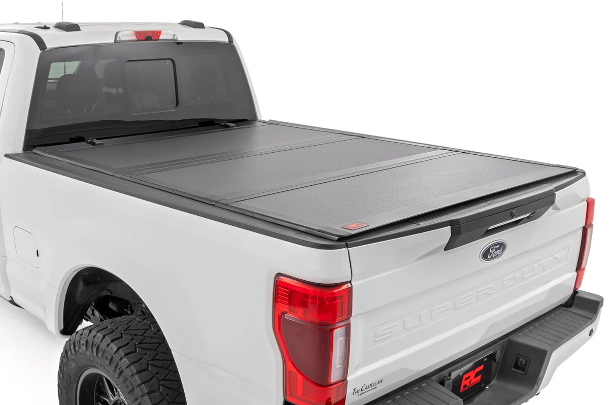 Hard Tri-Fold Flip Up Bed Cover 6'10" Bed | Ford F-250/F-350 Super Duty (17-24)