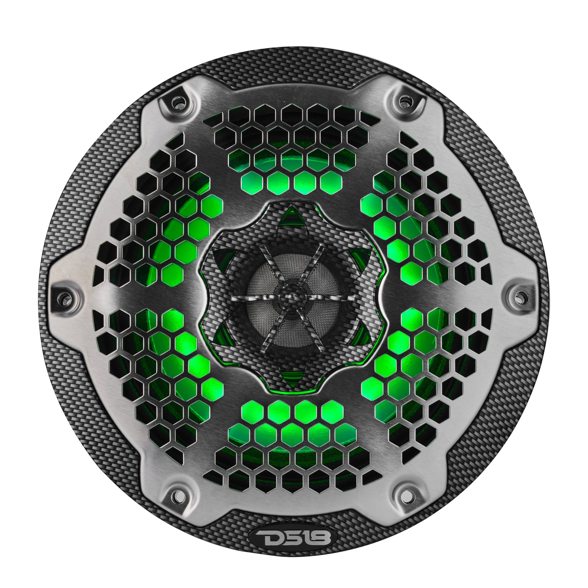 6.5” Marine 2-Way Hybrid Speaker with RGB LED, Compression Driver and Neodymium Magnet | 250W RMS 4-Ohm - DS18