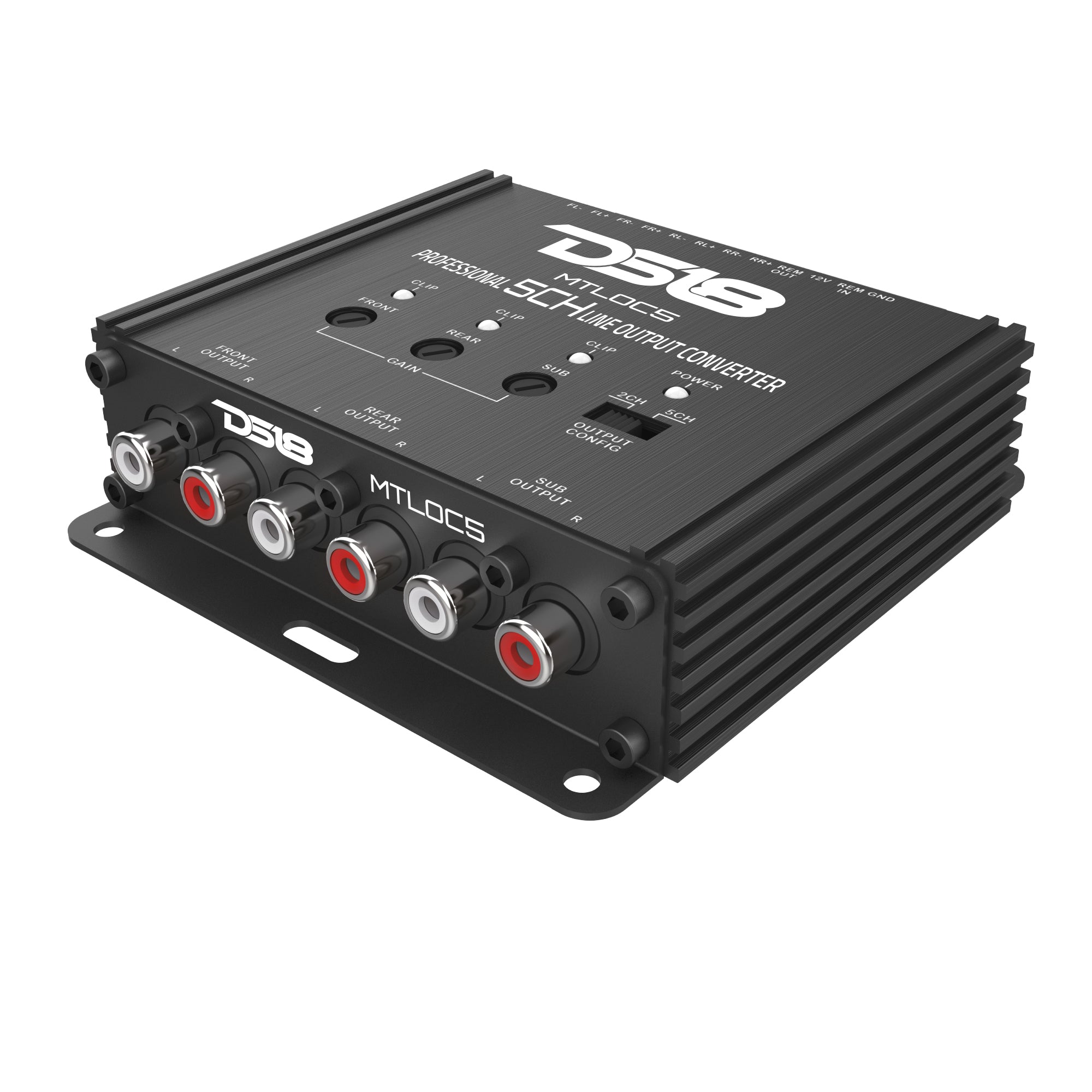 5-Channel High-to-Low Level Line Output Converter with Remote Turn-On - DS18