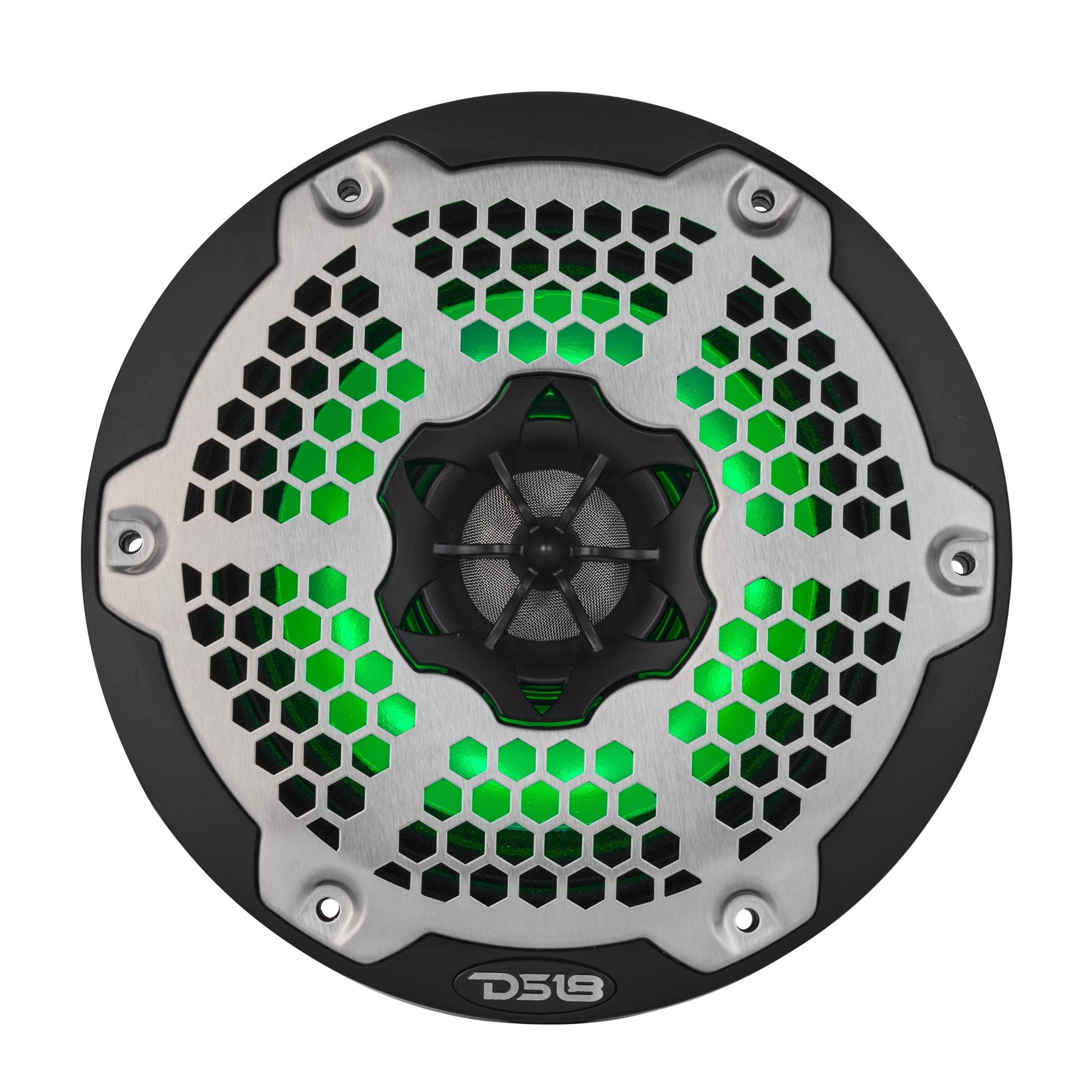 6.5” Marine 2-Way Hybrid Speaker with RGB LED, Compression Driver and Neodymium Magnet | 250W RMS 4-Ohm - DS18