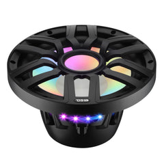 12” Marine Subwoofer with Hybrid Magnet Motor, Removable Grille and Digital LED Lights - 600W RMS 4-Ohm - DS18