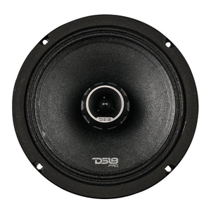PRO-ZT 8" Coaxial Mid-Range Loudspeaker with Water-Resistant Cone Built-in Bullet Tweeter and Grill | 275W RMS 4-Ohm - DS18