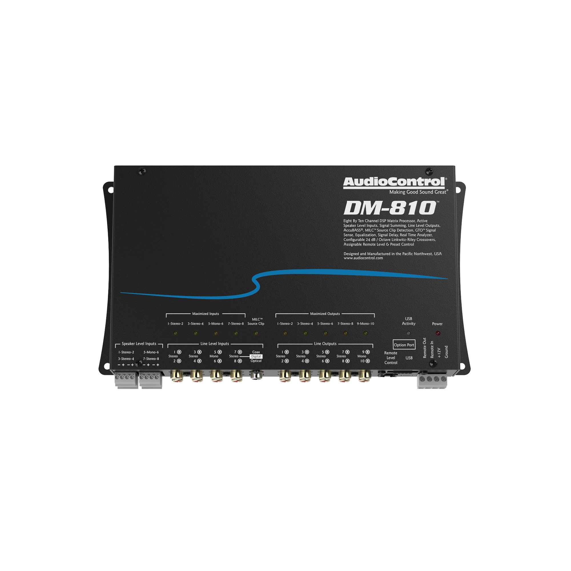DM-810 8x10 Channel DSP Matrix Processor