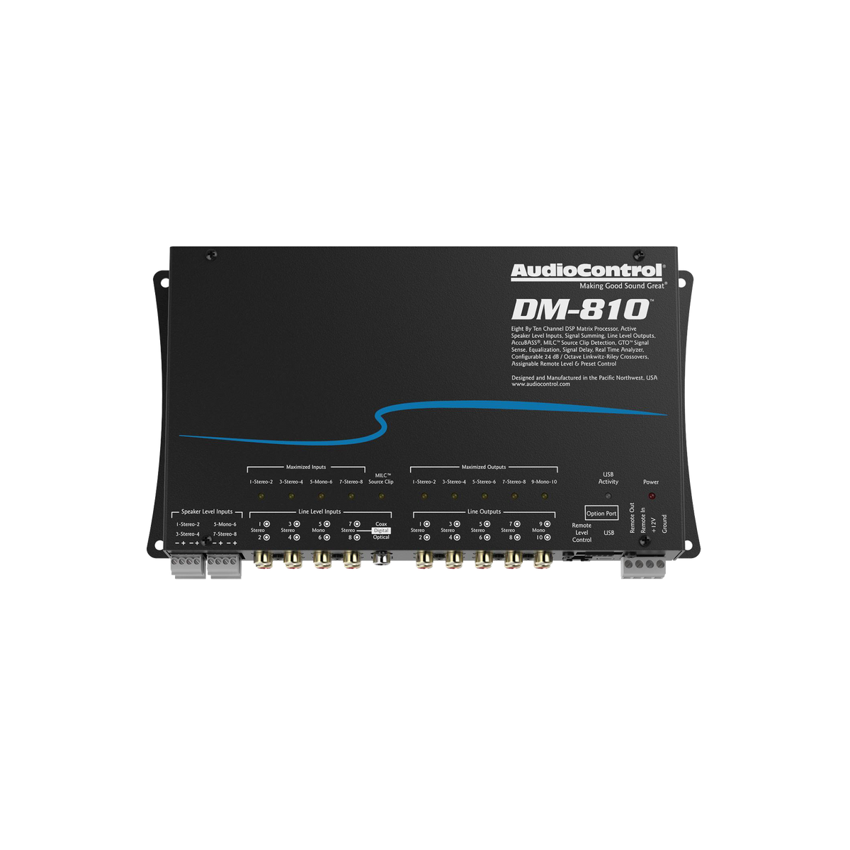 DM-810 8x10 Channel DSP Matrix Processor
