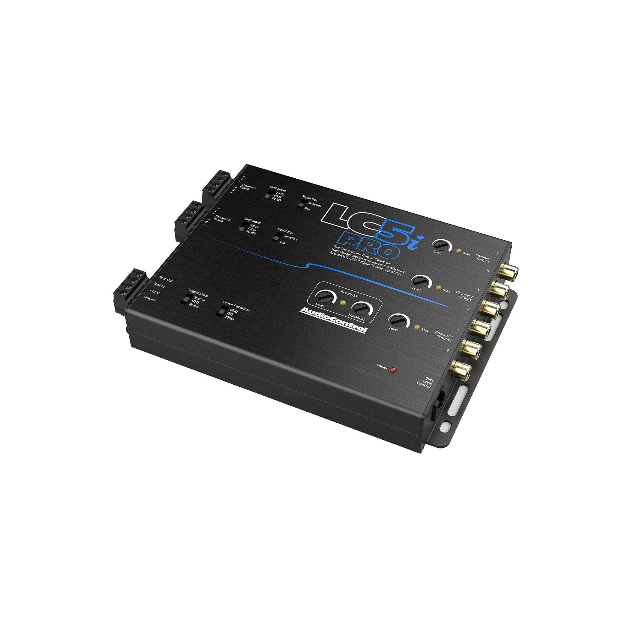 LC5iPRO 5-Channel Line Output Converter w/AccuBASS & ACR-1 Remote