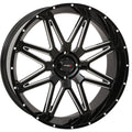 ST7 WHEEL - GLOSS BLACK MILLED
