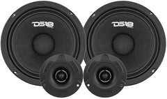 8" Mid-Range Loudspeaker & 3.8" Super Bullet Tweeter Package – High-Power Audio Pair - DS18