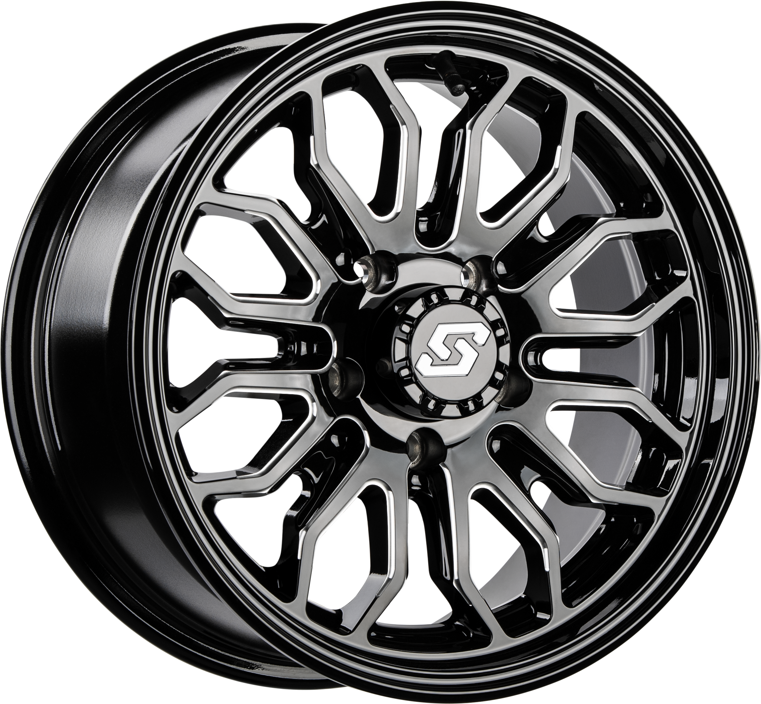 ONYX WHEEL 12X7 4/110 +10MM BLK/MACHINED