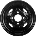 SEDONA STEEL 12X7 4/110 2+5 BLK REAR
