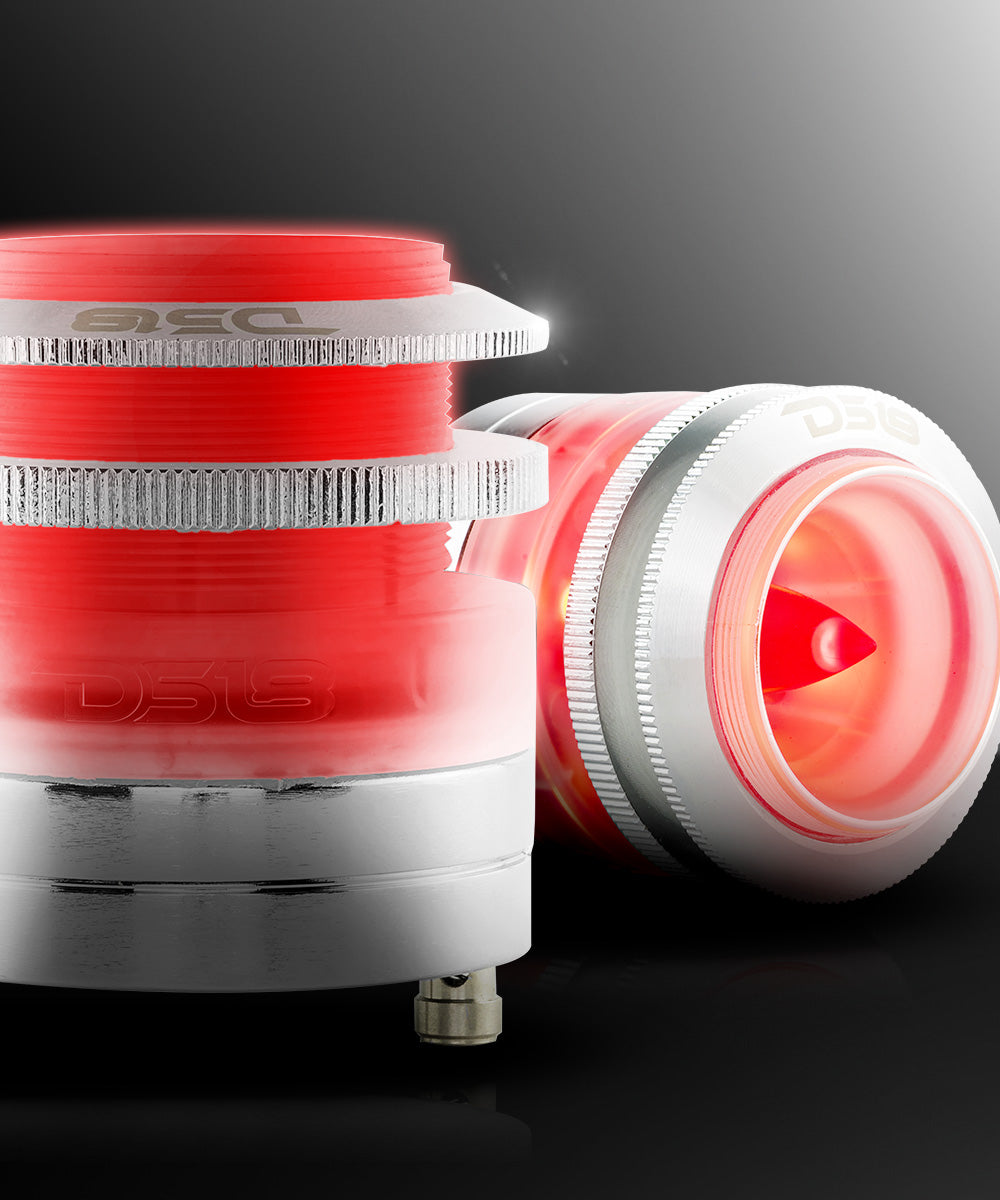 2.3" Neodymium Super Bullet Tweeter 1" Titanium Voice Coil with RGB LED Lights - DS18
