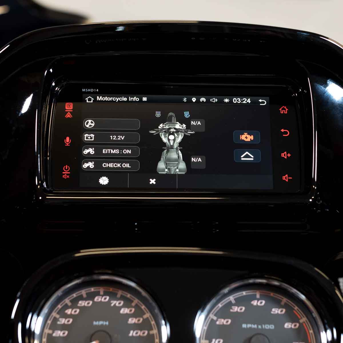 MSHD14 - Plug N-Play Digital Media Receiver for 2014-2023 Harley Davidson Touring Motorcycles