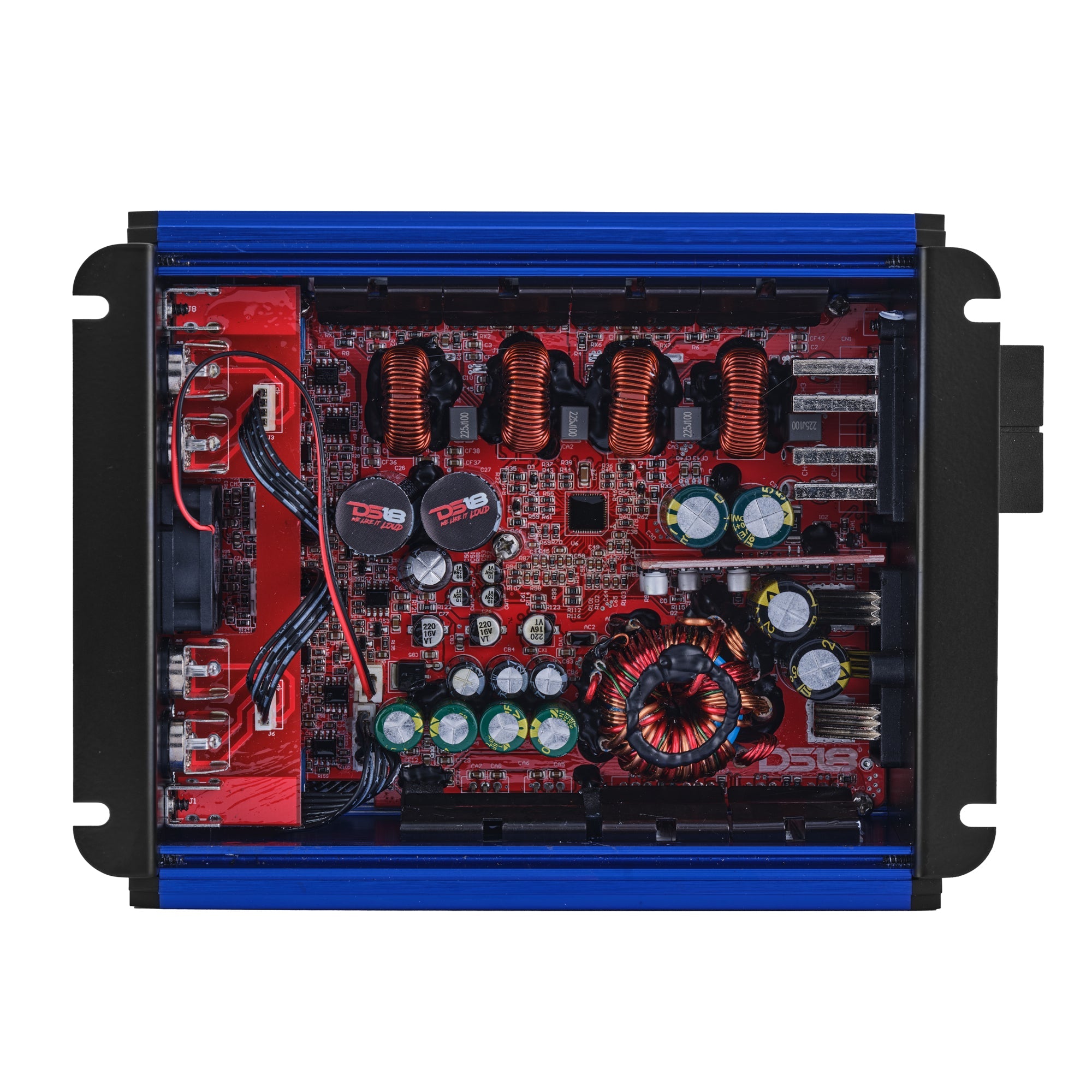 FRP Compact 4-Channel Full-Range Class-D Amplifier | 1200W RMS - DS18