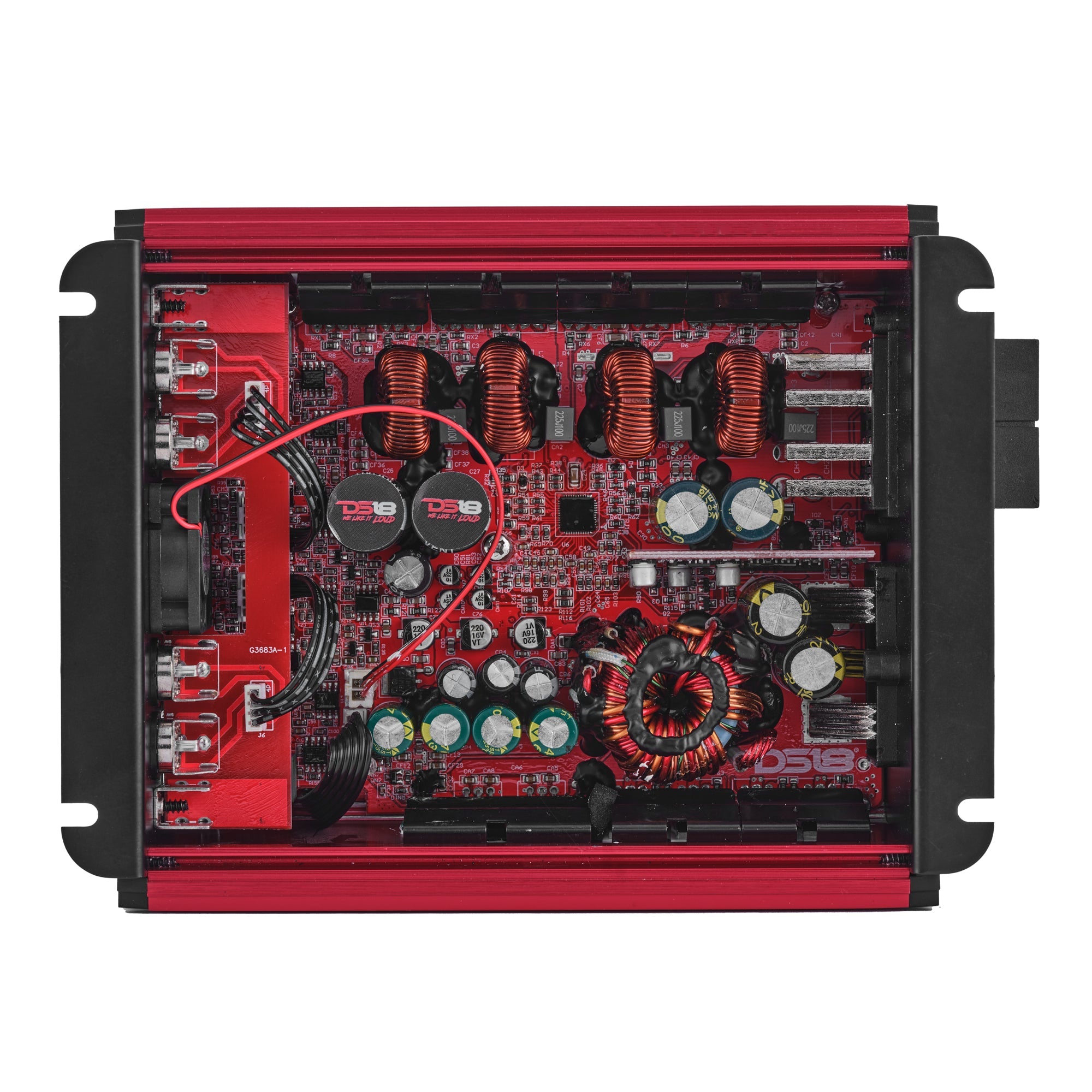 FRP Compact 4-Channel Full-Range Class-D Amplifier | 1200W RMS - DS18