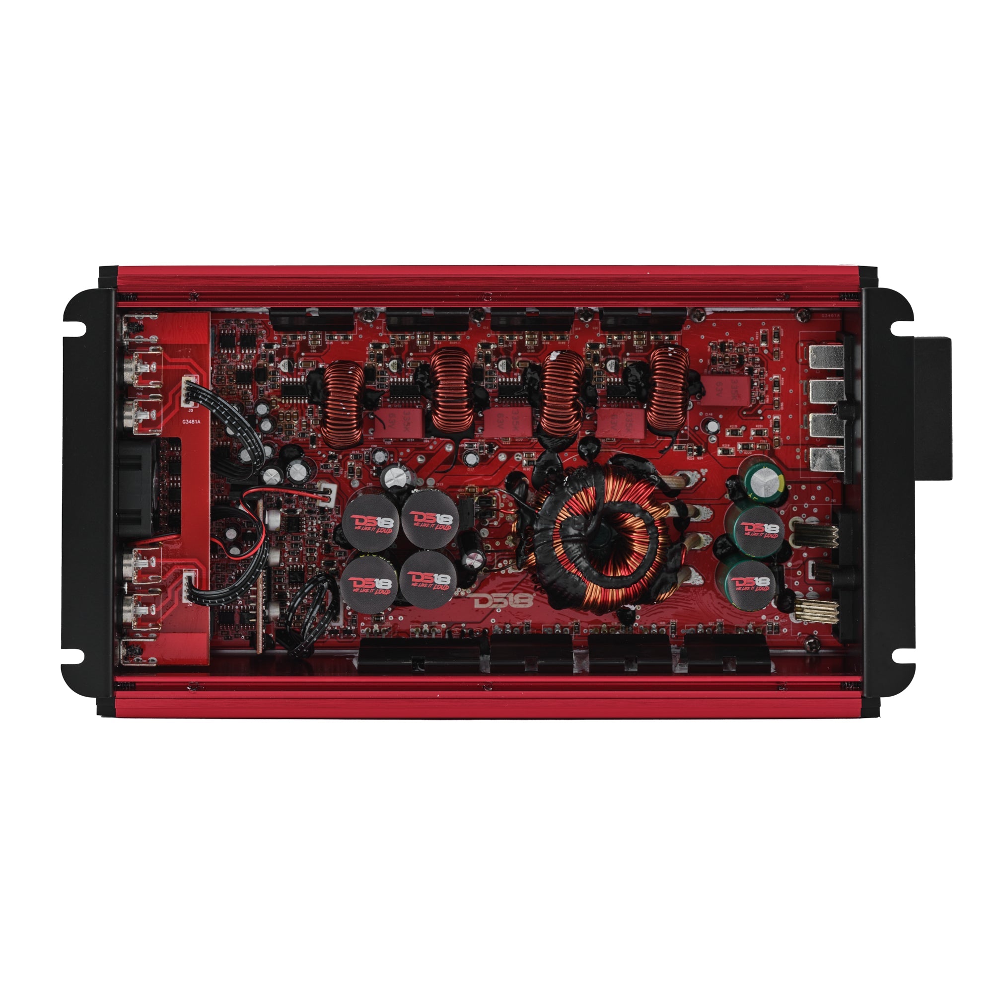 FRP Compact 4-Channel Full-Range Class-D Amplifier | 2400W RMS - DS18