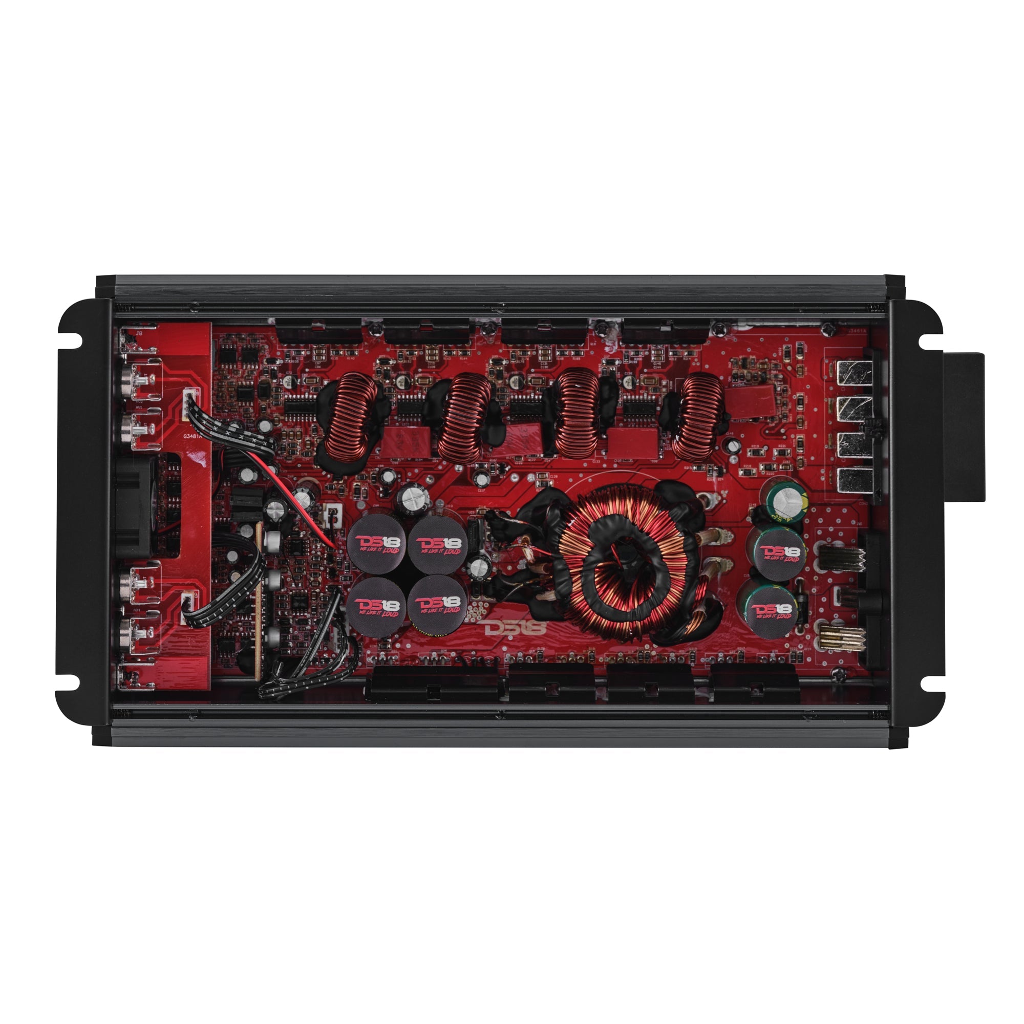 FRP Compact 4-Channel Full-Range Class-D Amplifier | 2400W RMS - DS18