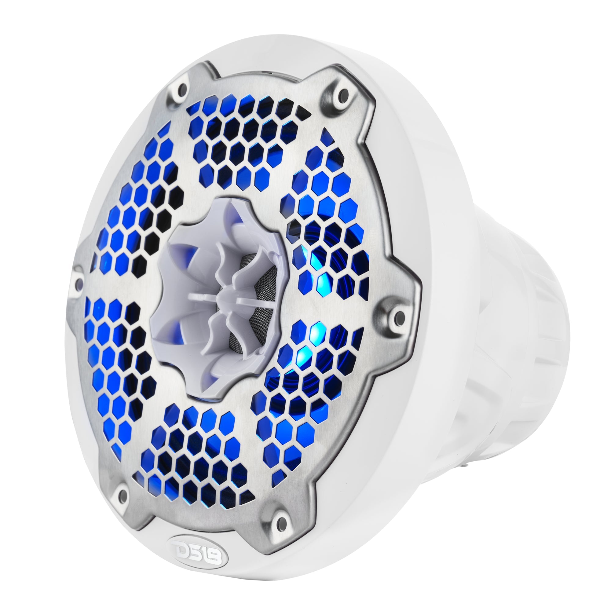 6.5” Marine 2-Way Hybrid Speaker with RGB LED, Compression Driver and Neodymium Magnet | 250W RMS 4-Ohm - DS18
