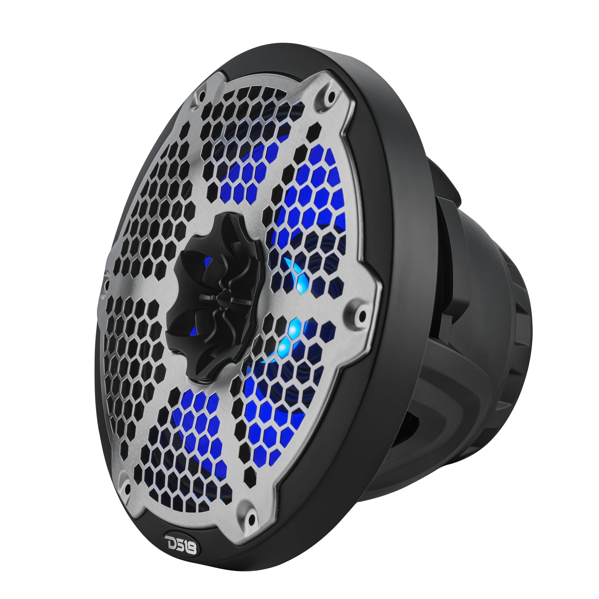 8” Marine 2-Way Hybrid Speaker with RGB LED, Compression Driver and Neodymium Magnet | 350W RMS 4-Ohm - DS18