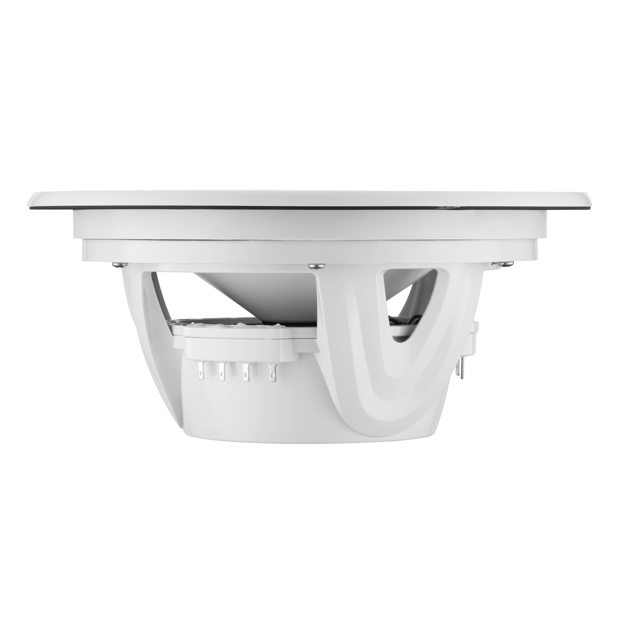 Luxury 8” 2-Way Marine Coaxial Speaker with Digital LED Lights and Flush Magnetic Mount Grille | 175W RMS 4-Ohm - DS18