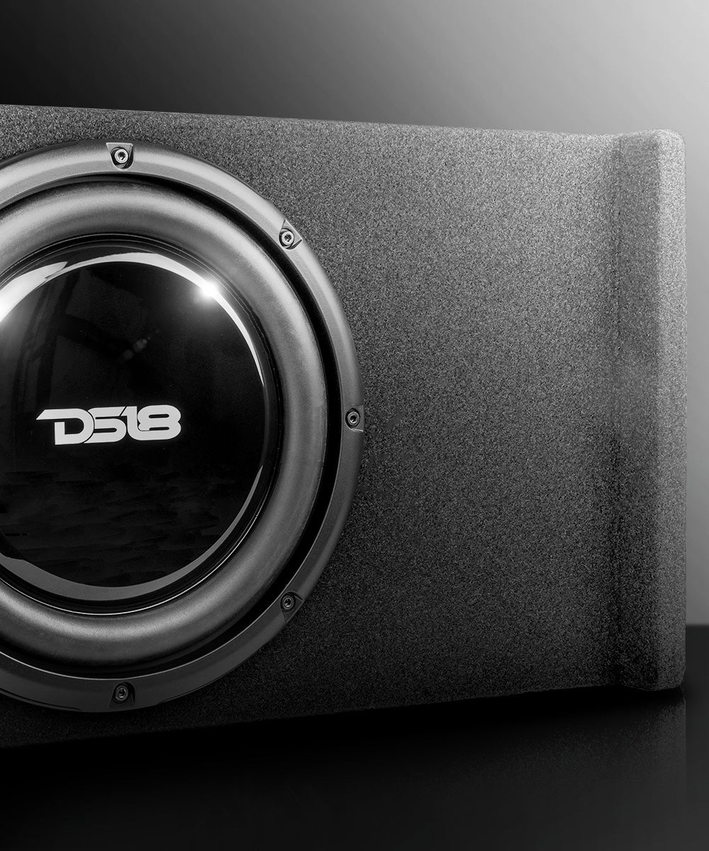 10" Loaded Shallow Down Fire Subwoofer Enclosure 300 Watts Rms - DS18