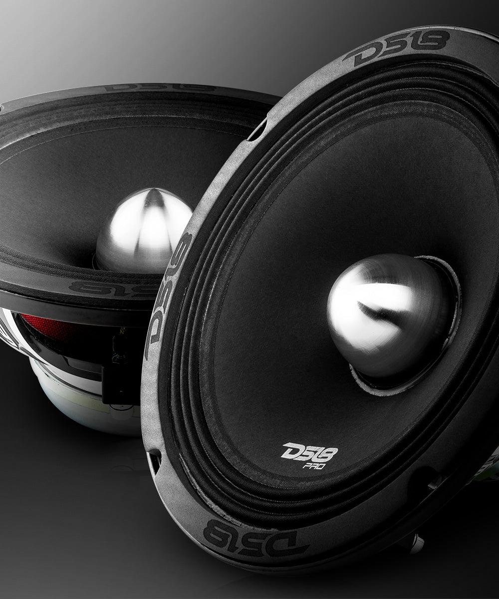 PRO 8" Neodymium Mid-Range Bullet Loudspeaker 300 Watts Rms 4-Ohm - DS18