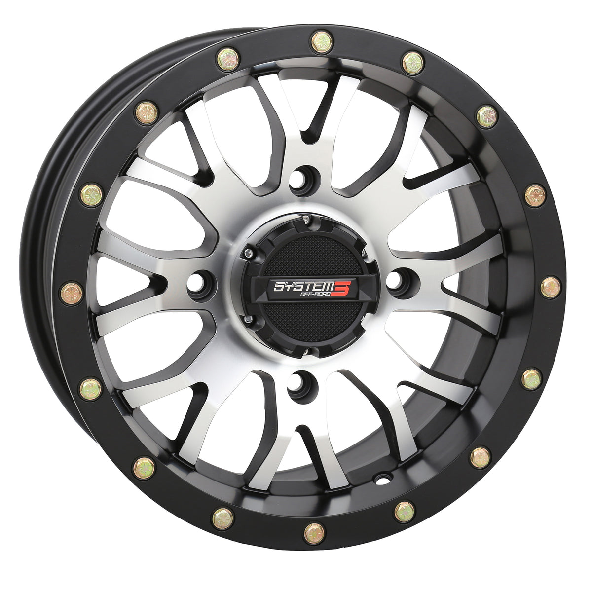 ST3 WHEEL 14X7 5+2 (+30MM) 4/137 MATTE MACHINED/BLACK