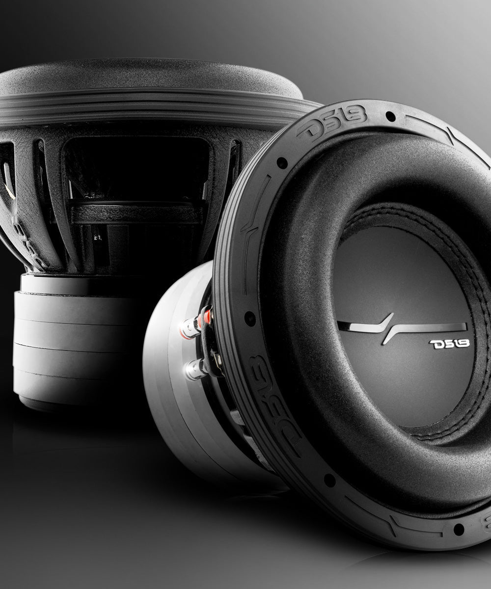 ZXI 8" High Excursion Subwoofer Quad Stacked Magnets | 600W RMS DVC 4-Ohm - DS18
