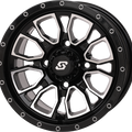 FUSION WHEEL 12X7 5+2 4/110 GLOSS BLK/MACHINED