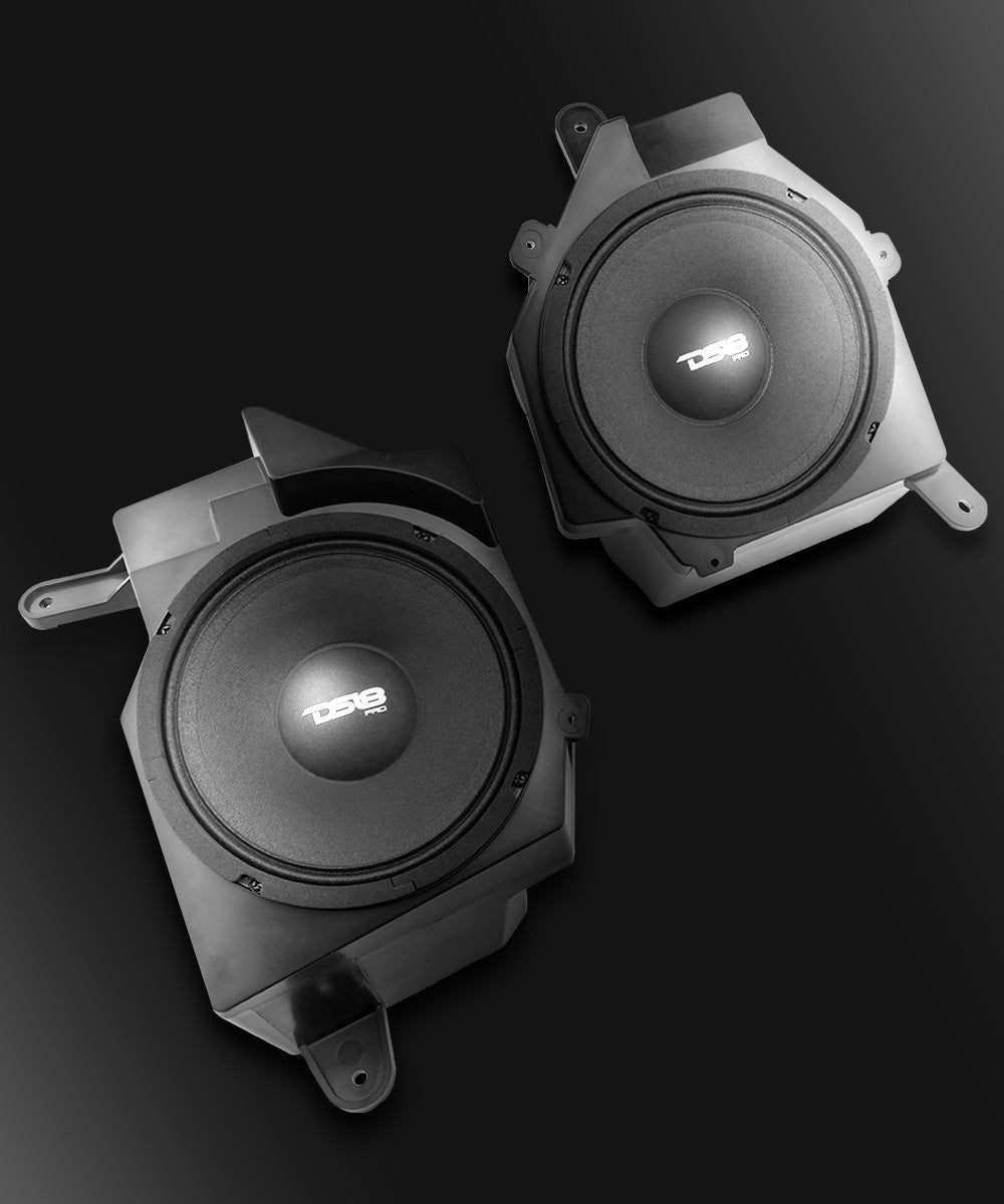 Jeep JL/JLU/JT Dash Enclosure – Loaded 6.5” Left & Right with PRO-JP6NEO, 150W RMS - DS18