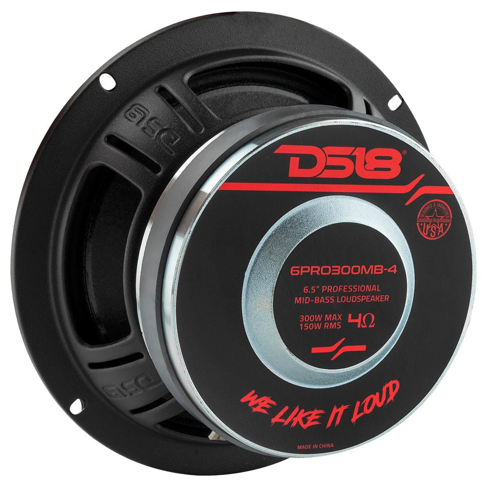 6.5" Mid-Bass Loudspeaker 150 Watts Rms 4-Ohm - DS18