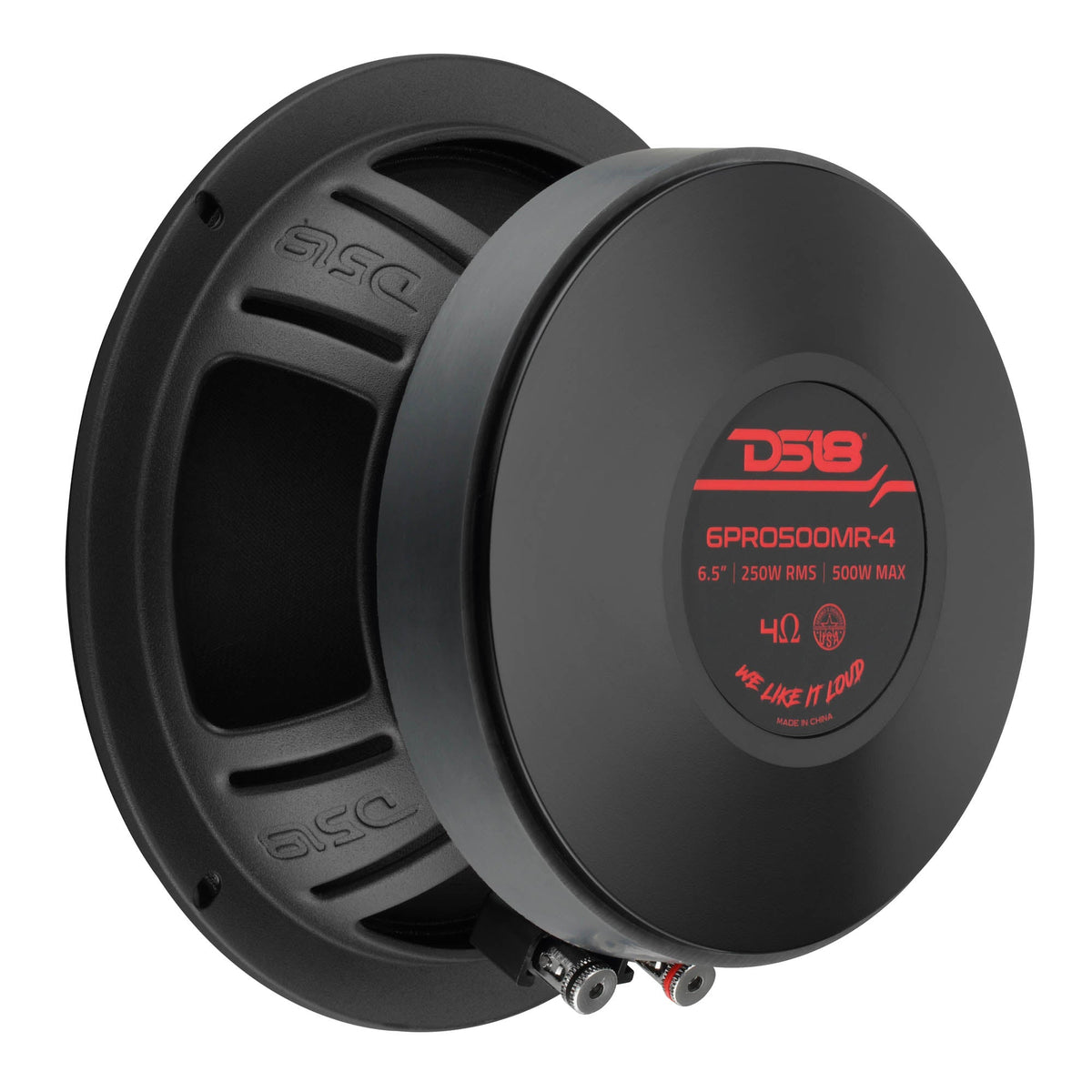 6.5” High-Sensitivity Midrange Loudspeaker with Ferrite Magnet | 250W RMS 4-Ohm - DS18
