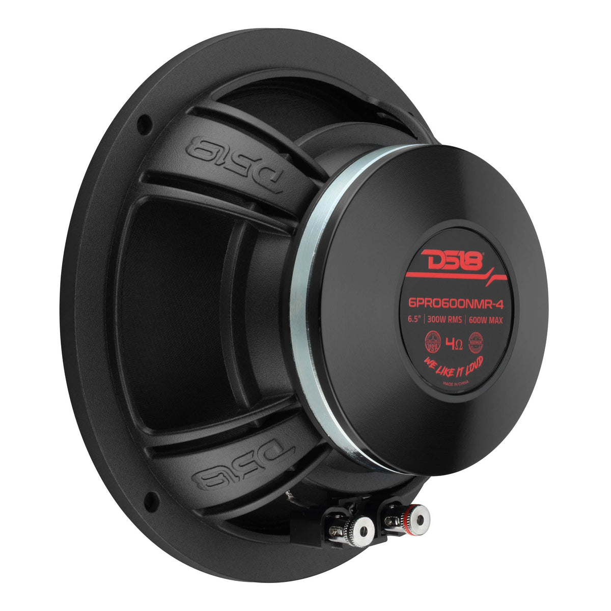 6.5” High-Sensitivity Professional Midrange Loudspeaker with Neodymium Magnet | 300W RMS 4-Ohm - DS18