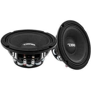 XL 6.5" Neodymium Rings Mid-Range Loudspeaker 325 Watts 4-Ohm - DS18
