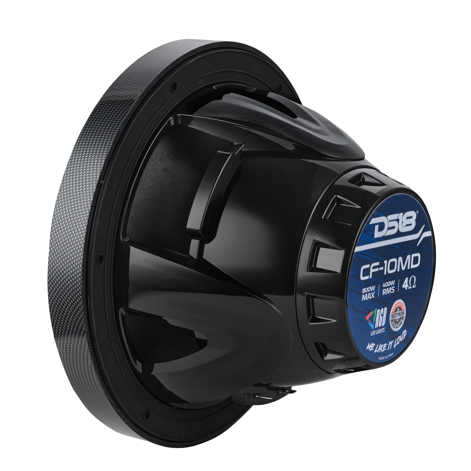 10” Marine 2-Way Hybrid Speaker with RGB LED, Compression Driver and Neodymium Magnet | 450W RMS 4-Ohm - DS18