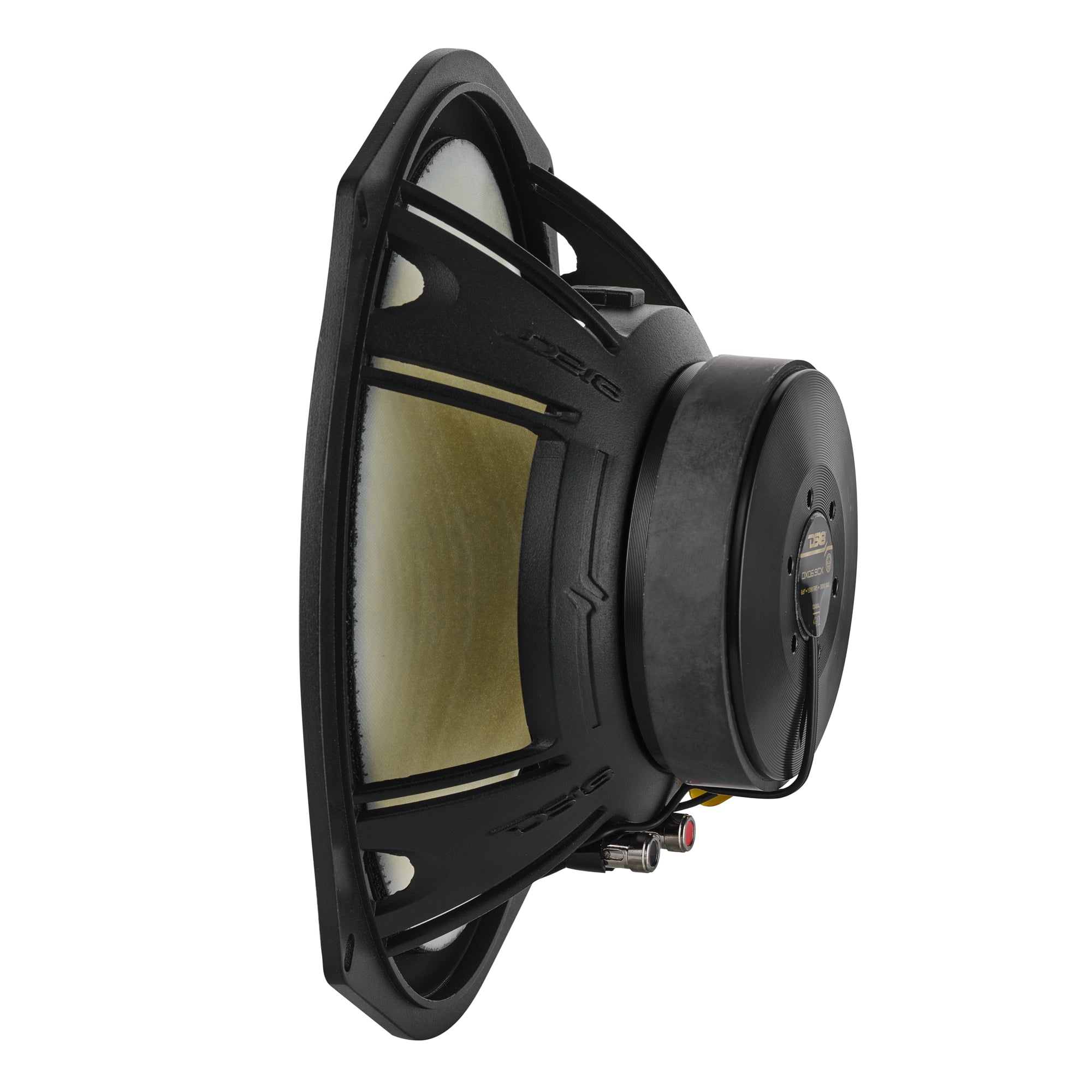 DXQ 6x9" 2-Way Coaxial Speaker with Yellow Straw and Composite Foam Cone | 150W RMS 4-Ohm - DS18