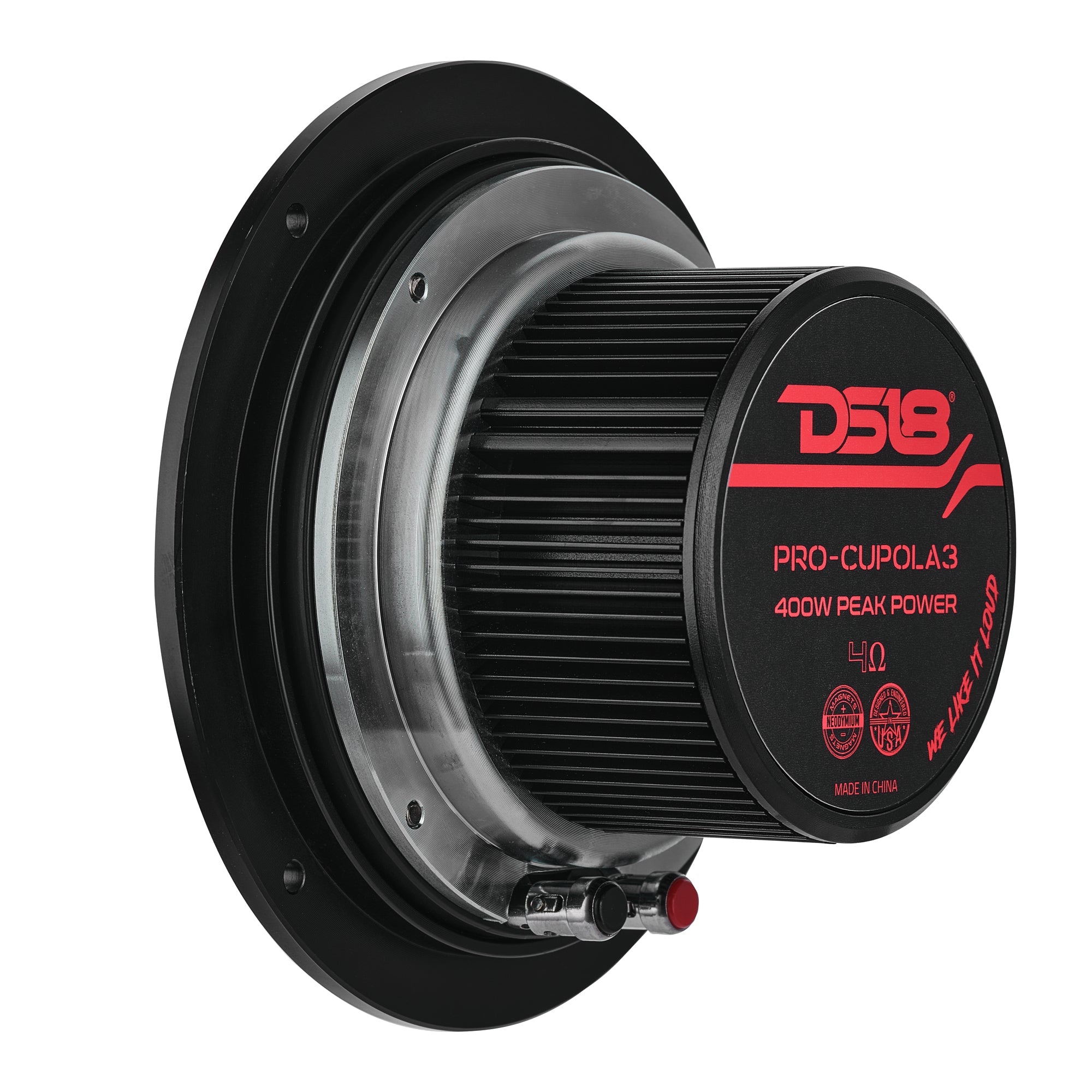 5.25'' High End Professional Soft Dome Mid Range Loudspeaker with Neodymium Magnet | 300W RMS 4-Ohm - DS18