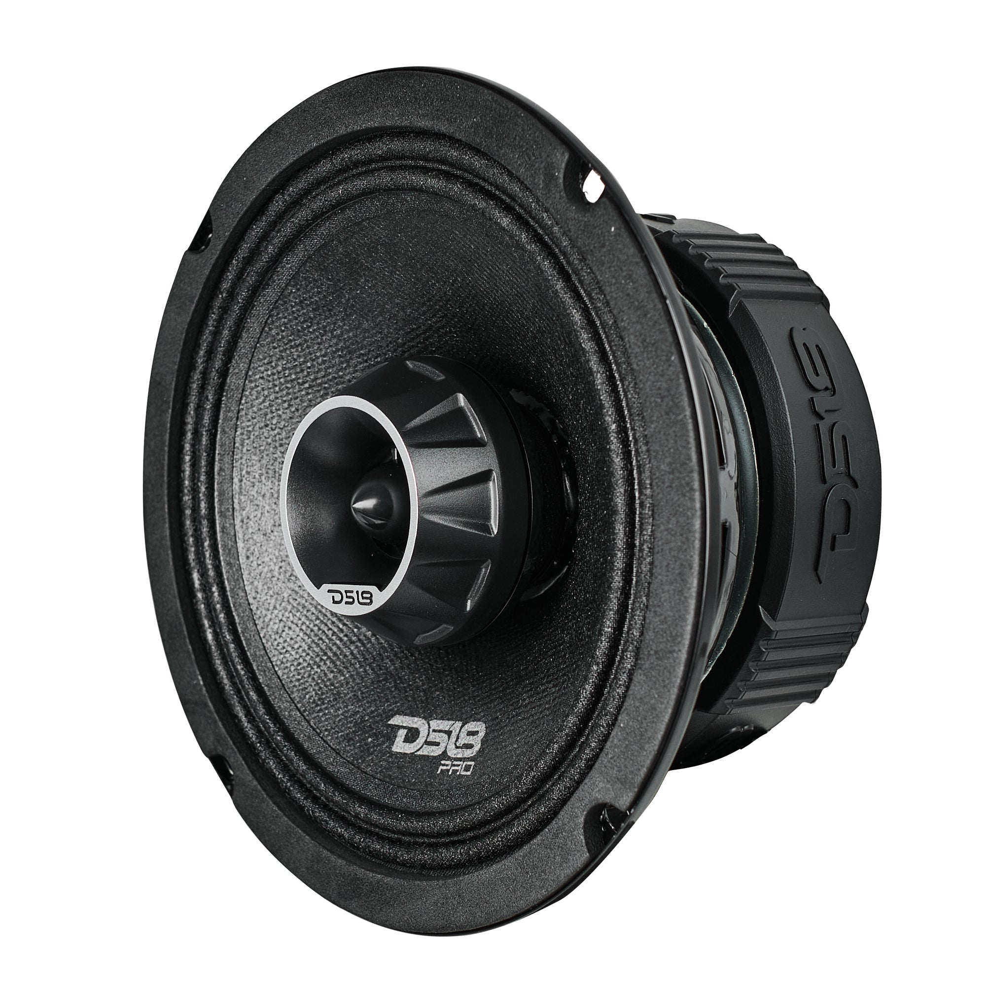 PRO-ZT 6.5" Coaxial Mid-Range Loudspeaker with Water-Resistant Cone Built-in Bullet Tweeter and Grill | 225W RMS 4-Ohm - DS18