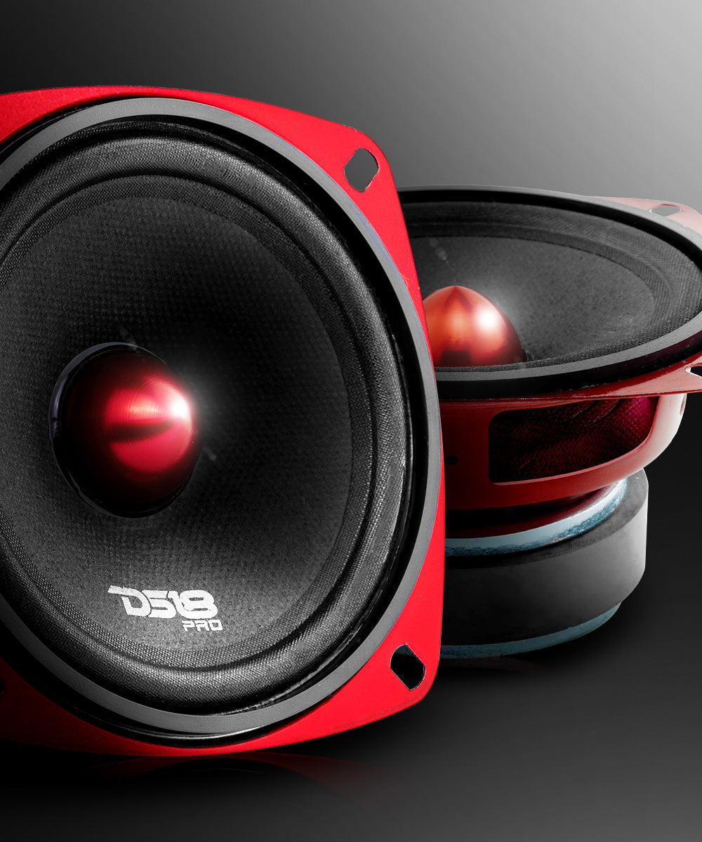 PRO-X 4" Mid-Range Loudspeaker with Bullet | 100W RMS 4-Ohm - DS18
