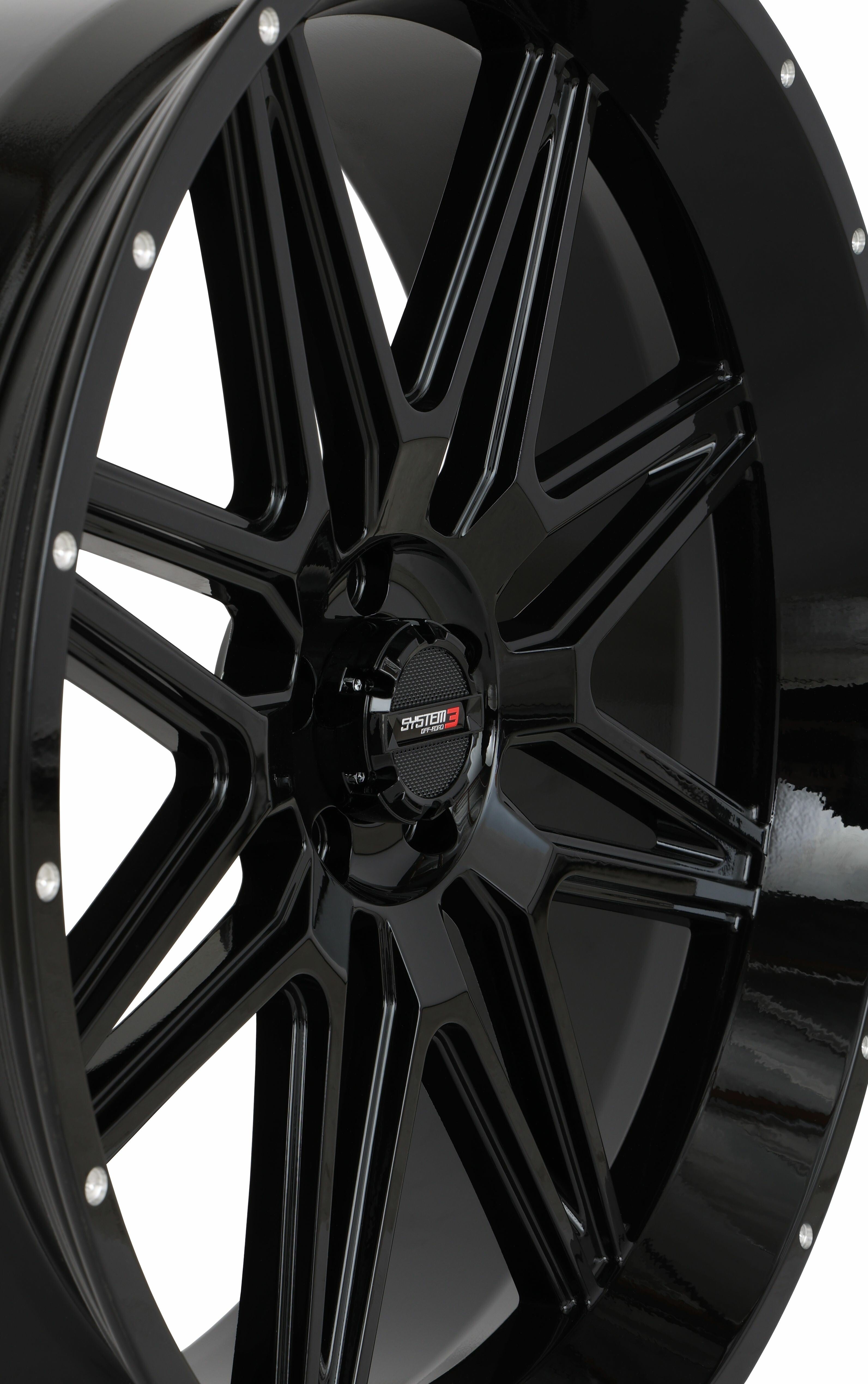 ST7 WHEEL 24X9 5+4 (0MM) 4/137 GLOSS BLACK