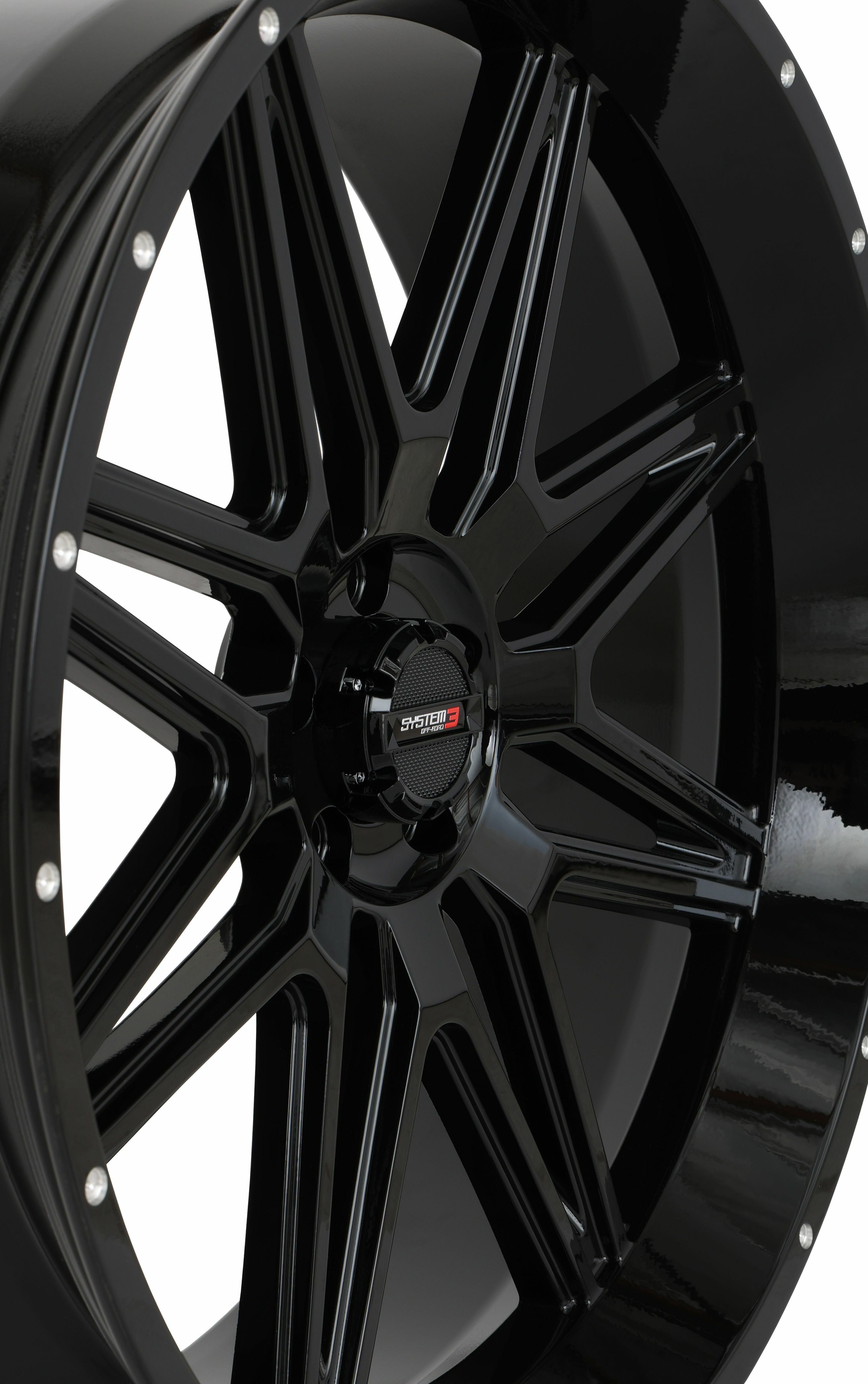 ST7 WHEEL 24X9 5+4 (0MM) 4/156 GLOSS BLACK