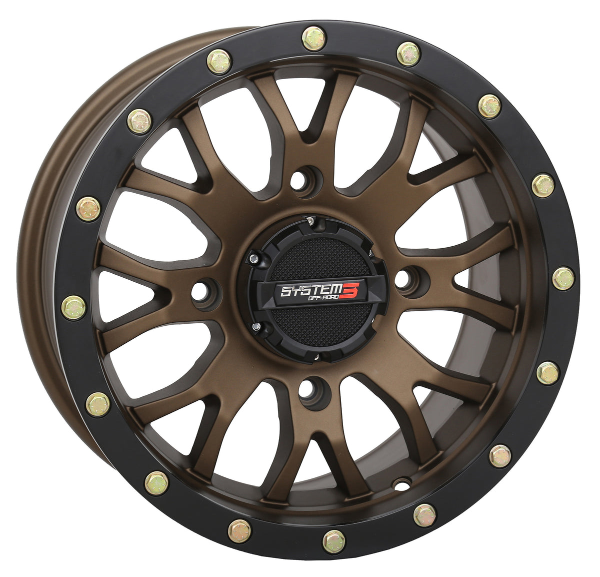 ST3 WHEEL 14X7 5+2 (+30MM) 4/110 MATTE BRONZE/BLACK