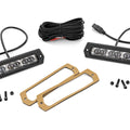 6 Inch Chrome Series LED Lights | Flush Mount | Pair